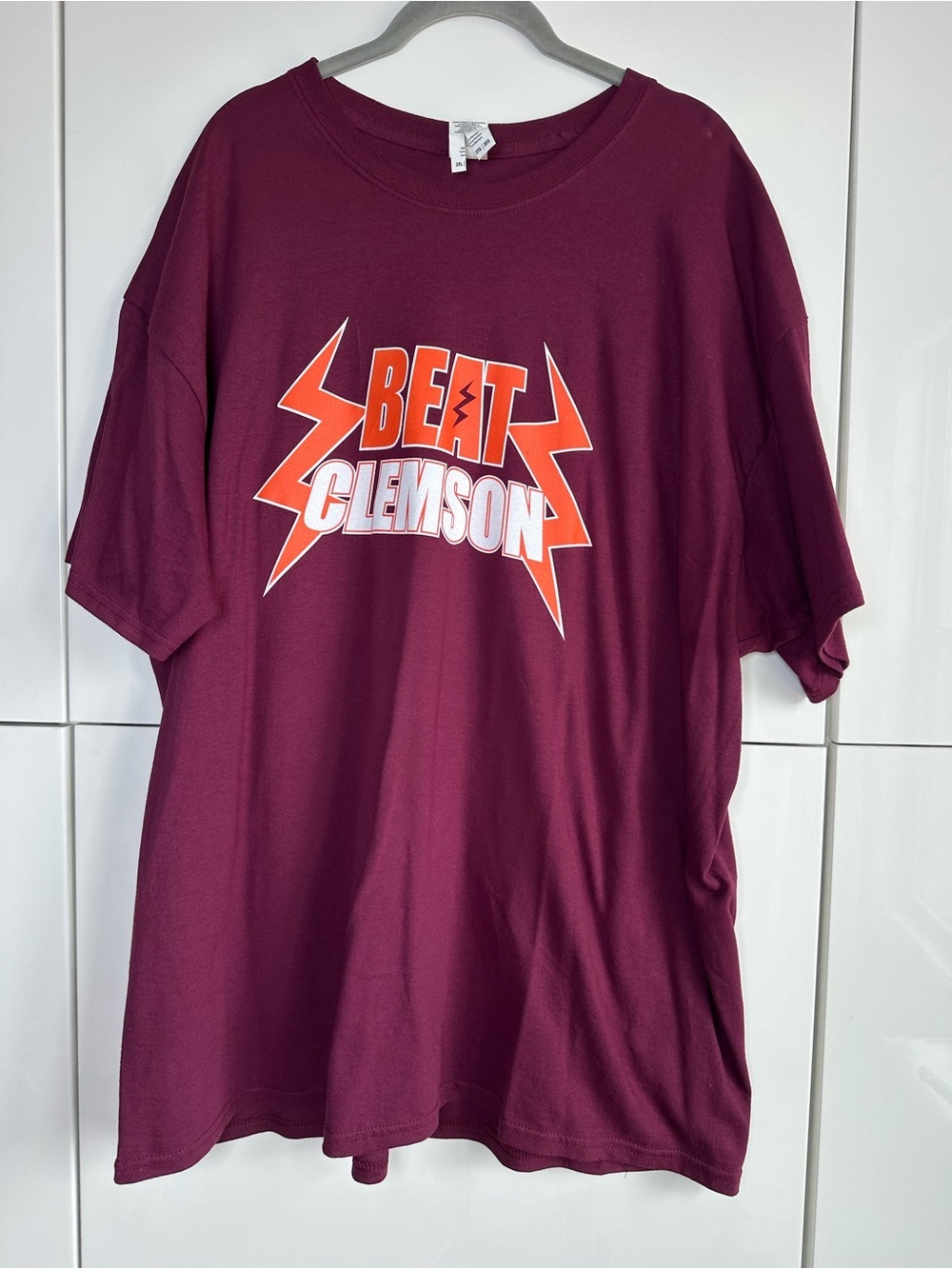 Virginia Tech Football Beat Clemson T Shirt Men’s 2XL Hokies VT Blacksburg